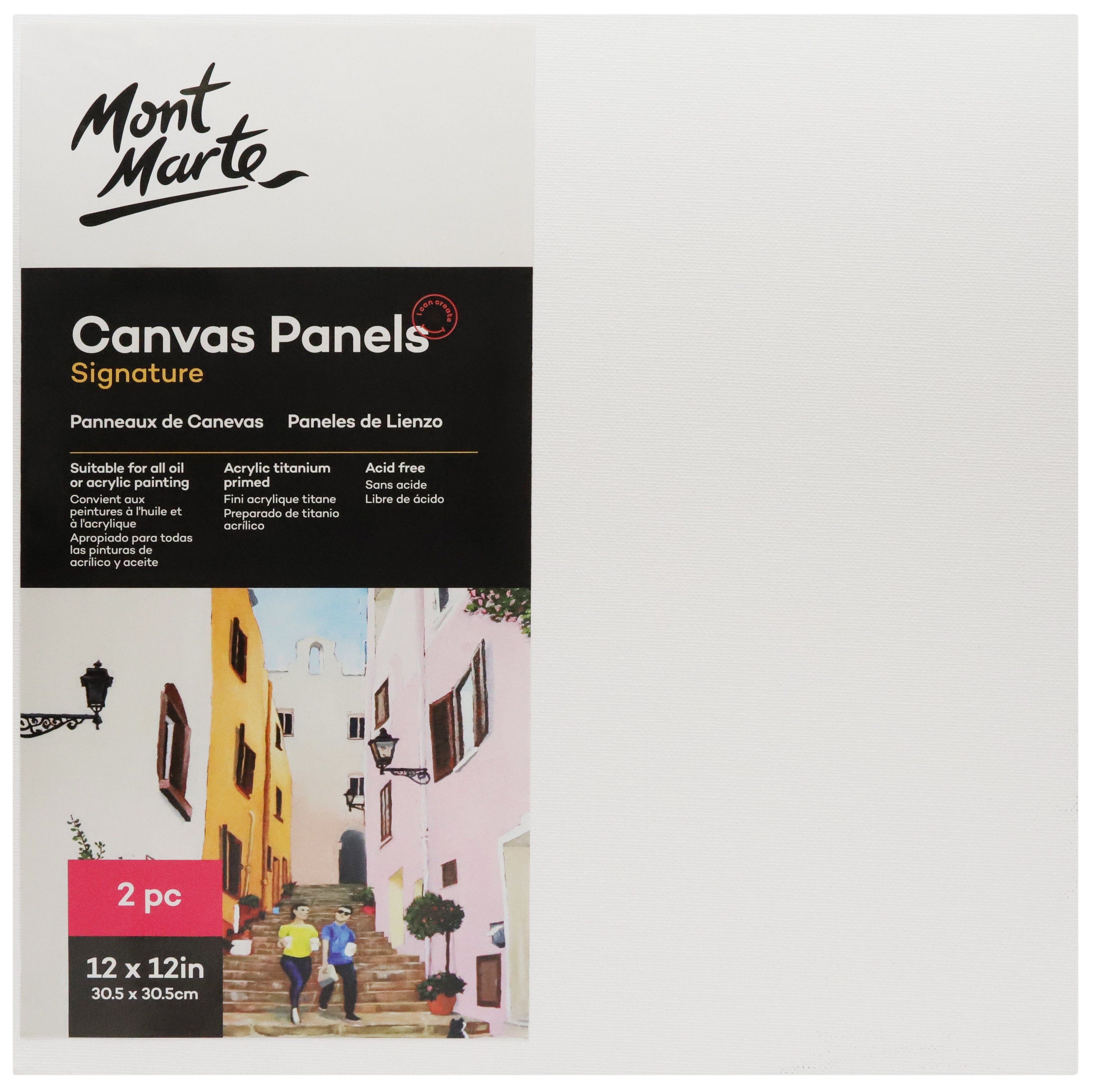 Canvas Panels 30.5x30.5cm (2pk)